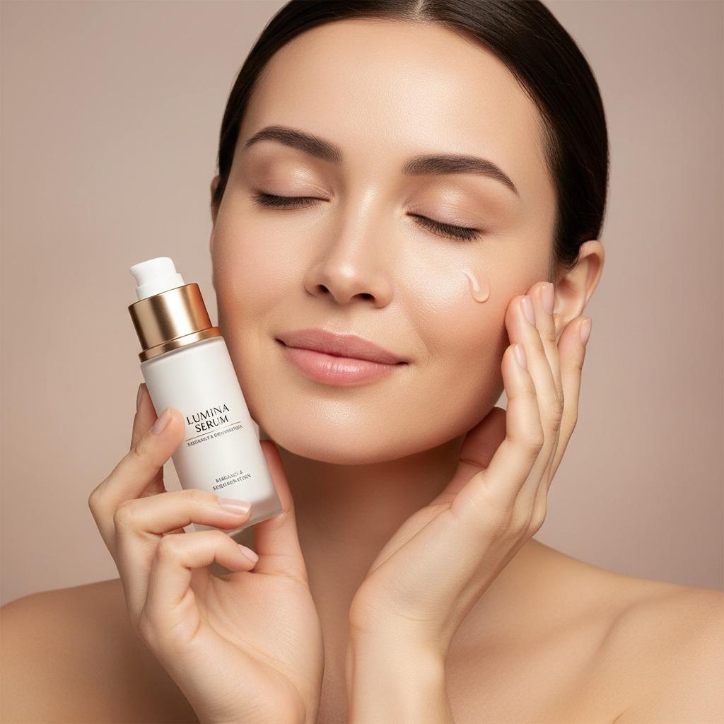 private label skincare manufacturer serum product example