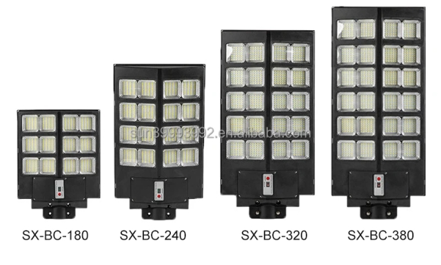 High Power Waterproof Integrated Street Lamp Head LED Solar Outdoor Garden Light with Security Induction for Rural Areas