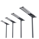 11000LM Streetlight Outdoor Project 120AH Integrated Road Lamp Engineering All in One Outdoor LED Solar Street Light