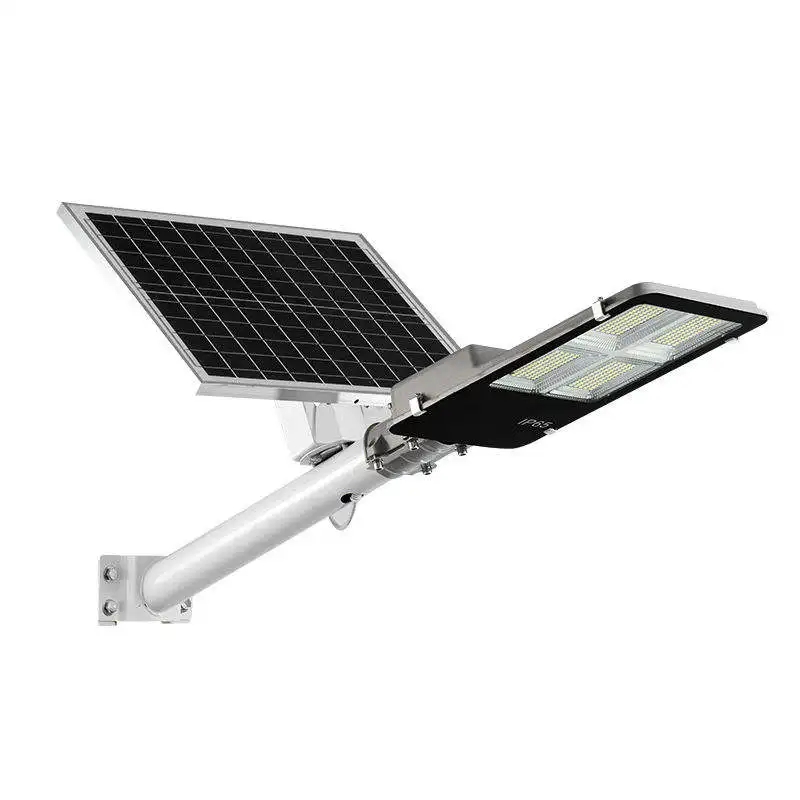 100W LED IP65 Solar Street Light with Sensor Control for Outdoor Use
