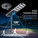 Outdoor IP65 IP66 IP67 Waterproof Solar Lamp 30W-150W Led Solar Street Light 6000K Daylight Aluminum