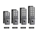Aluminum Integrated Solar Powered Street Light Rechargeable Outdoor Road Solar Lighting Super Brightness Streetlights Head Solar