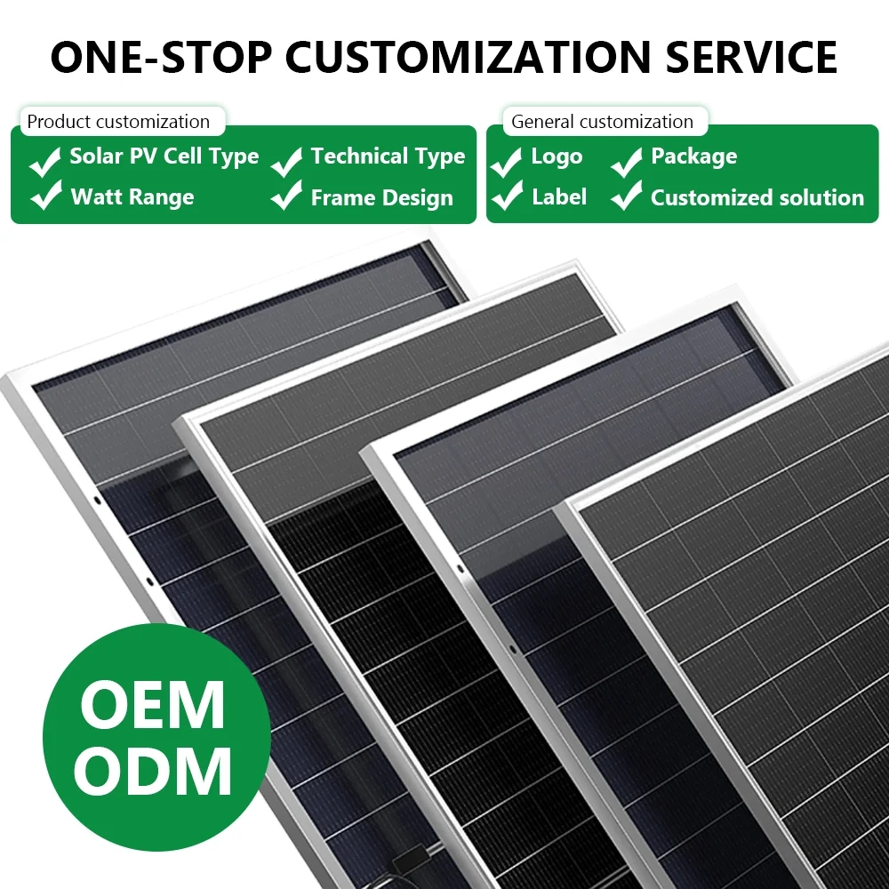 BR SOLAR Solar Panels 1000w Price 550W 560W 600W Solar Energy Products Solar Plate 550 Watt Solar Power Panels