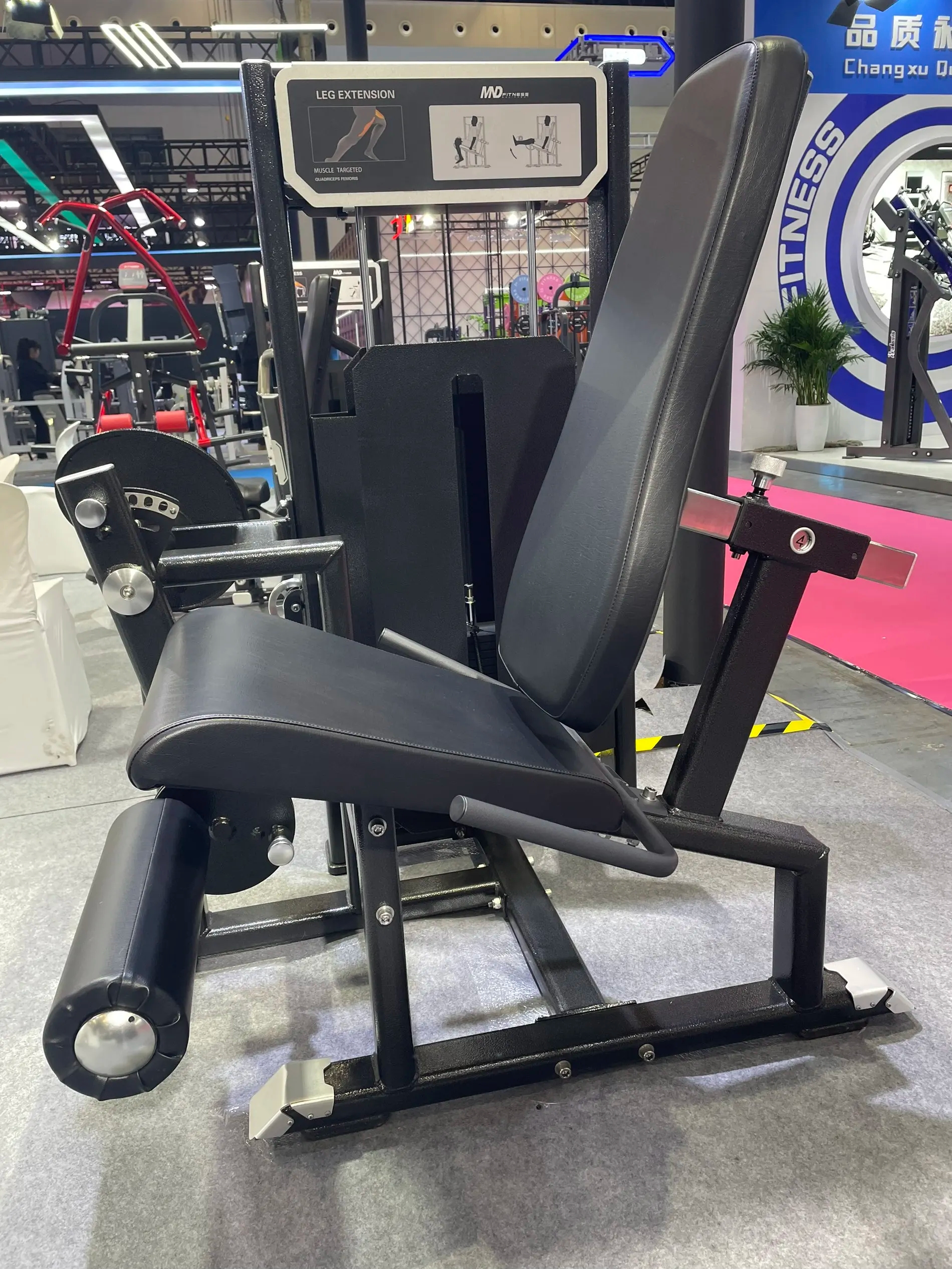 Steel Seated Leg Extension Machine-Super Strength Training Bodybuilding Gym Equipment Commercial Use 160kg Weight Stack CE
