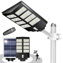 High Power Waterproof Integrated Street Lamp Head LED Solar Outdoor Garden Light with Security Induction for Rural Areas