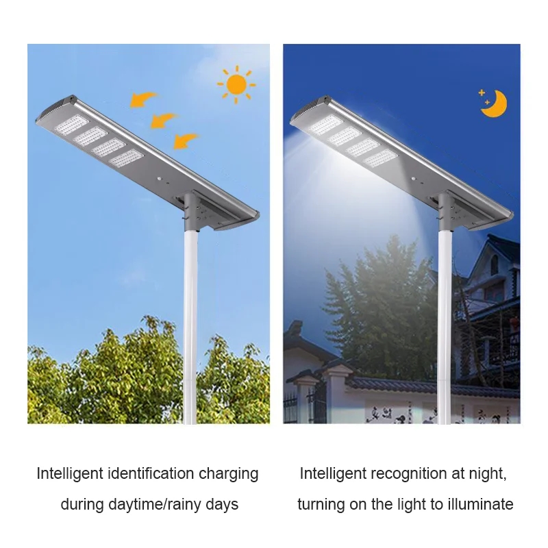 Farola Solar IP67 Waterproof Outdoor Solar Street Light 200w 400w 600w 800w 1000w Aluminum Led Solar Street Light With Pole