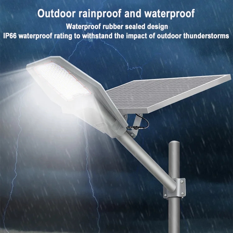 High Lumen Outdoor Waterproof Ip66 Aluminum 100w 200w 300w 400w Solar Led Street Light
