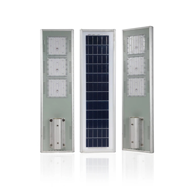 High-End IP65 Waterproof Solar Powered LED Street Lamp for Outdoor Night Lighting