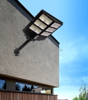 High Power Waterproof Integrated Street Lamp Head LED Solar Outdoor Garden Light with Security Induction for Rural Areas