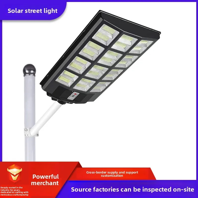 High Power LED Solar Street Light IP65 Integrated Outdoor Lighting for Roads Highways Gardens ABS Lamp Body DC ROHS Certified
