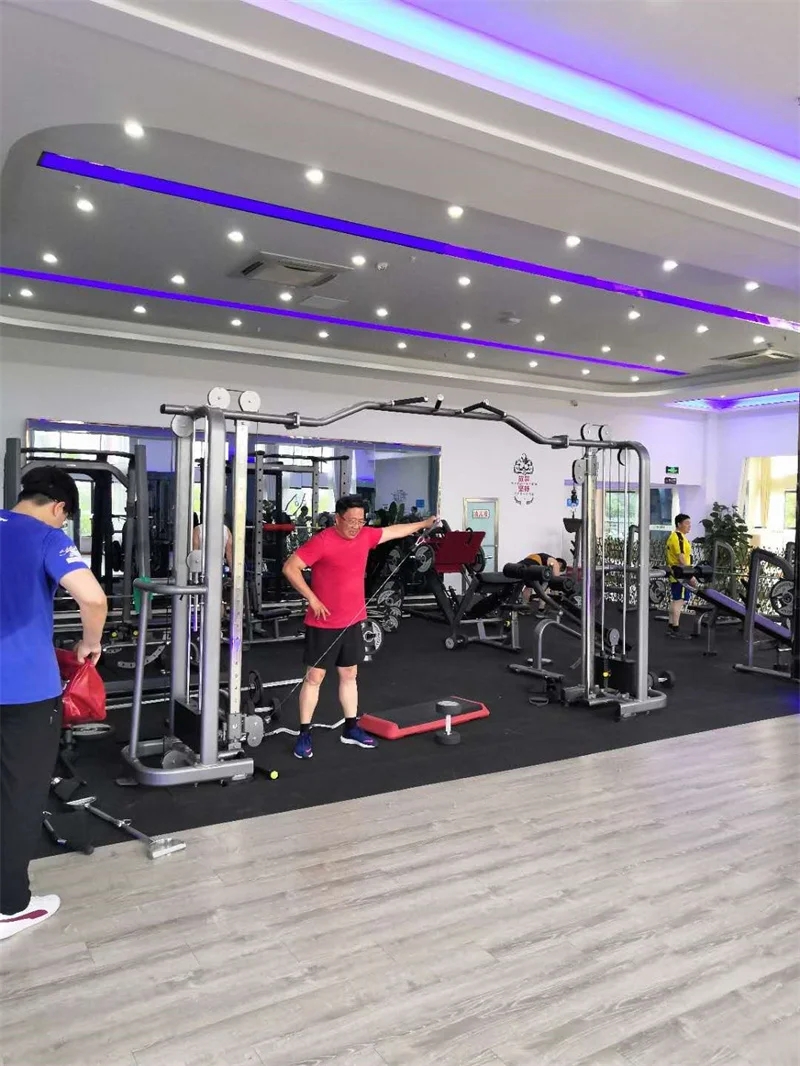 健身房双缆交叉健身器材双可调滑轮 MND FITNESS 缆绳机滑轮
