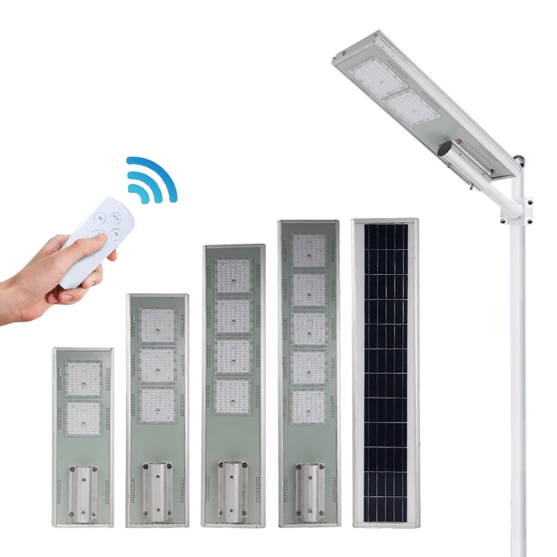 High-End IP65 Waterproof Solar Powered LED Street Lamp for Outdoor Night Lighting