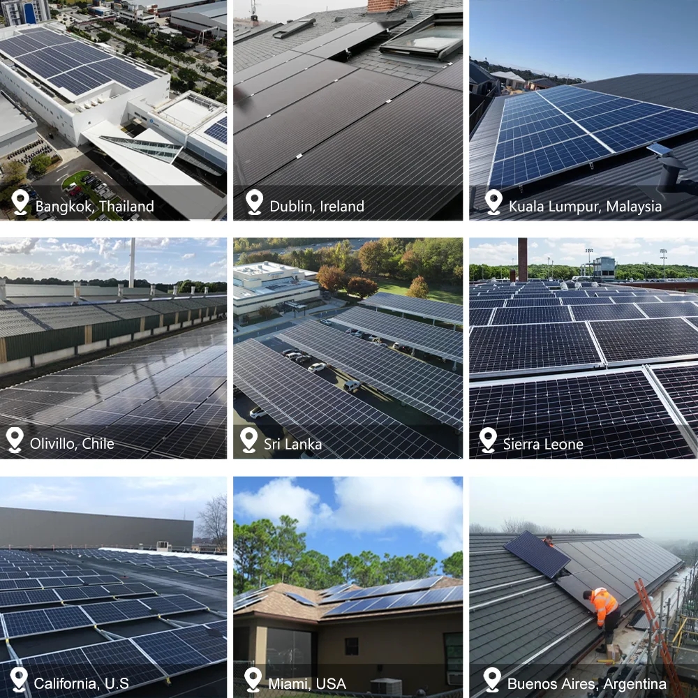 BR SOLAR hybrid photovoltaic power generation solar system 5KW 10KW off-grid home storage with battery monocrystalline silicon MPPT controller