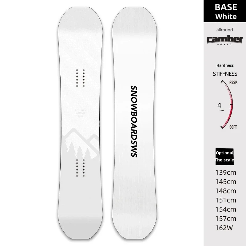 High Quality QYWX Injection Plastic Snowboard Flatboard Carving for Adult Men and Women Snowboarding Gear Made in China