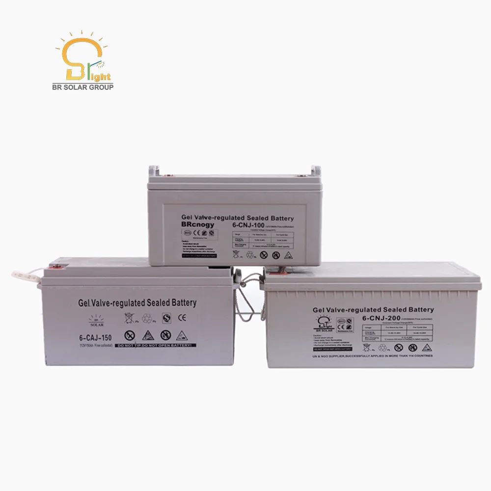 Maintenance-Free Lead Acid Batteries 12v 50ah~90ah Deep Cycle Solar Gel Battery for Off-Grid Solar Power System