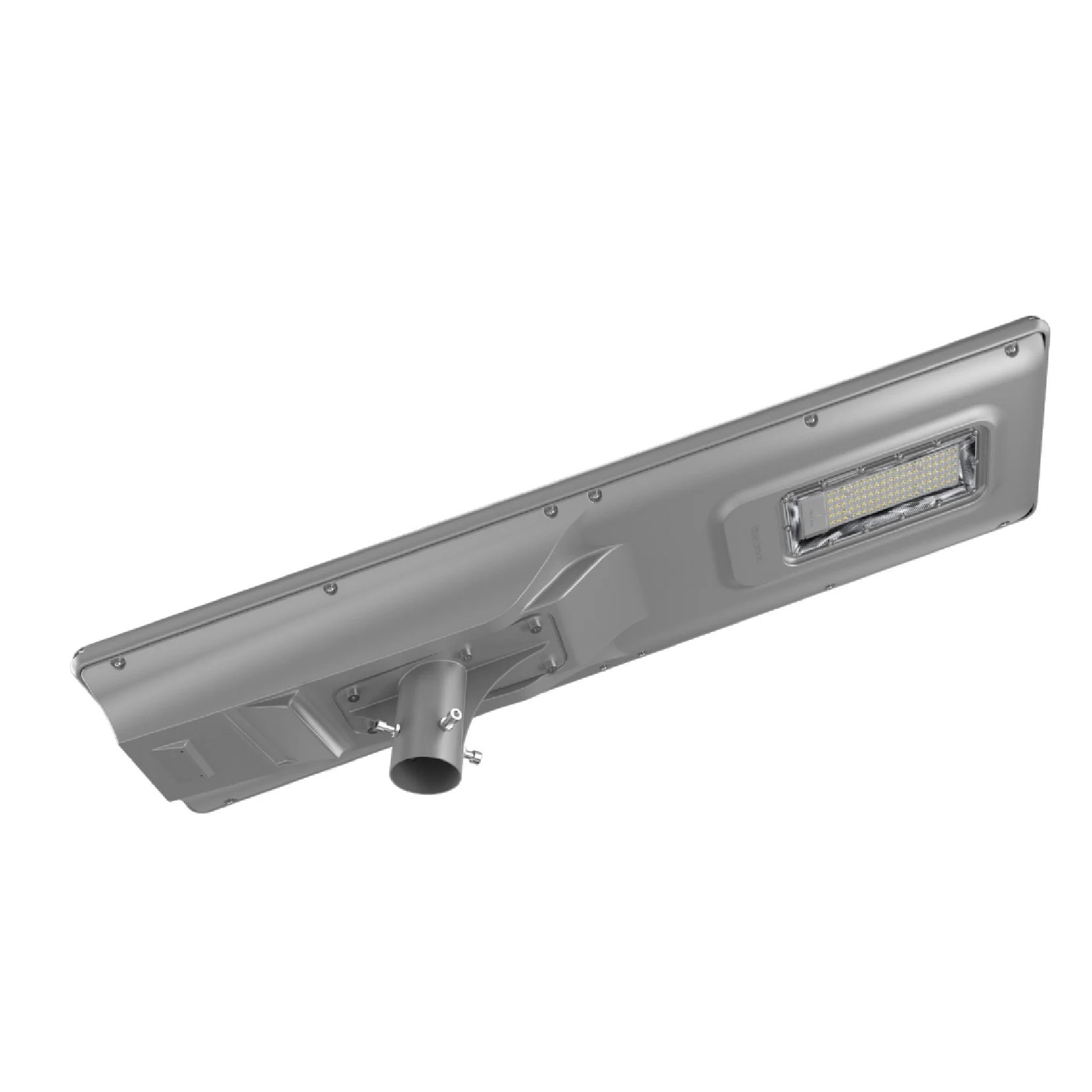 New Private Mold 80W IP65 LED Solar Street Lamp with Radar Sensor and Aluminum Construction