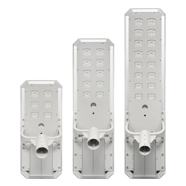 6000k Lumen Per Watt 100W IP65 Aluminum Outdoor Solar Street Lamp with High Brightness LED Lighting for Highway/ Road /garden