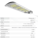 Wholesale Price Solar LED IP65 Outdoor Waterproof   200W  Highway Municipal Street Light LiFePO4 Battery 10-Year