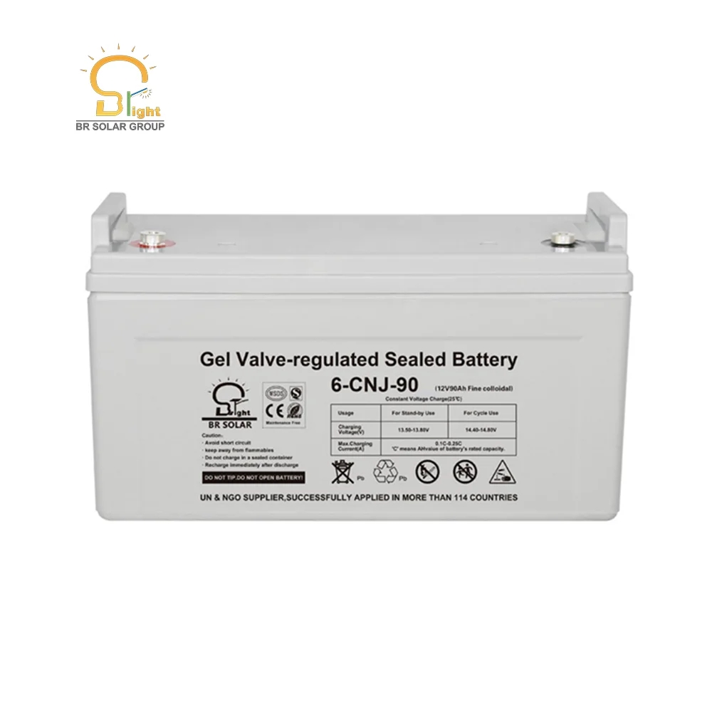 Maintenance-Free Lead Acid Batteries 12v 50ah~90ah Deep Cycle Solar Gel Battery for Off-Grid Solar Power System
