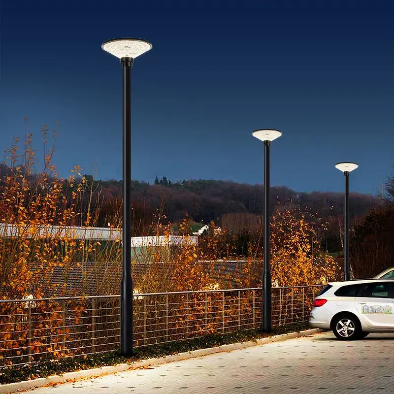 120W Outdoor Solar Garden Light High Brightness LED Street Lamp Head for Park ABS Body IP65 Rated