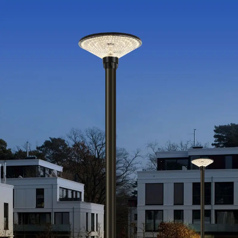 120W Outdoor Solar Garden Light High Brightness LED Street Lamp Head for Park ABS Body IP65 Rated