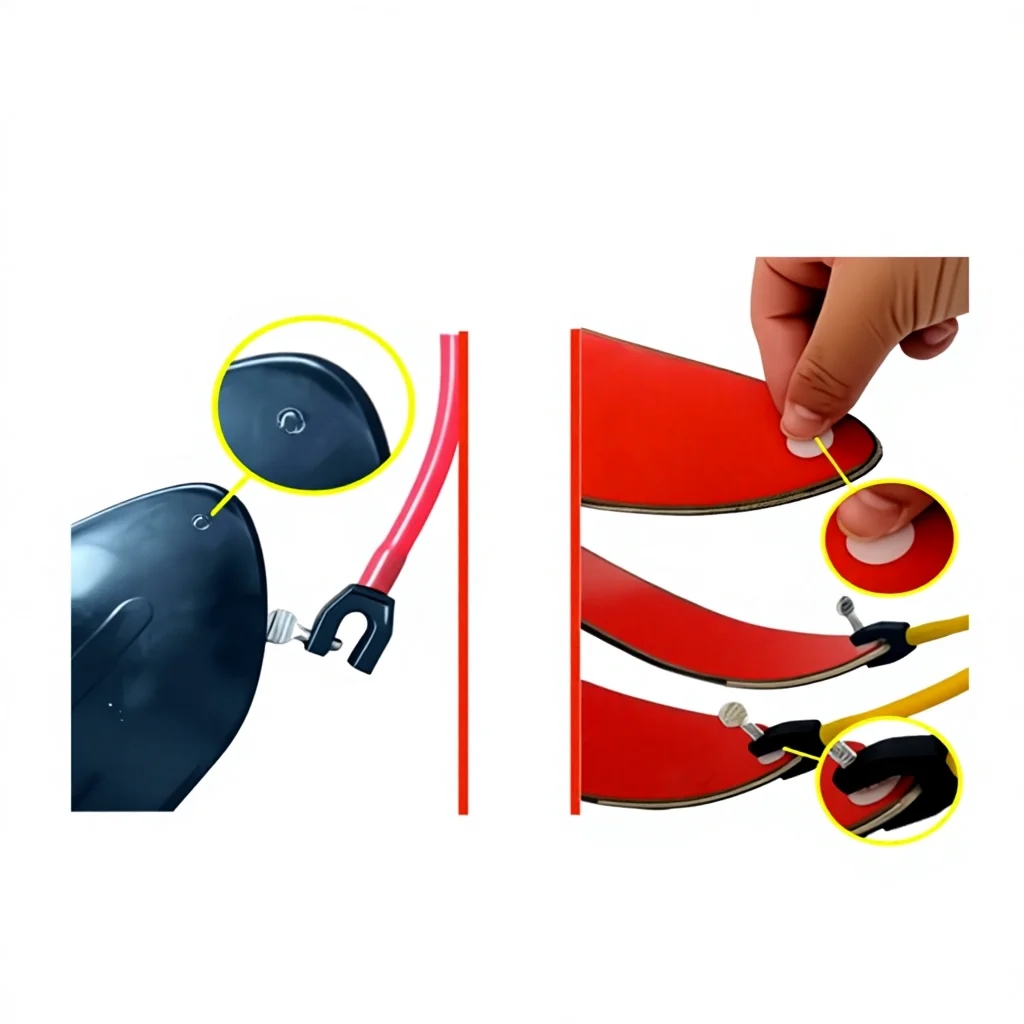 Ski Wedge Aid Children's Outdoor Skiing Fixator Snowboard Connector Injection Molded AS-A07 for Cross-border Use Snowboard