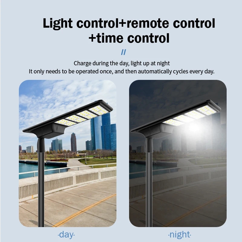 Factory Wholesale Integrated Solar Street Lamp Motion Sensor Outdoor Waterproof LED Light IP65 Rating for Road Application