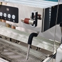 Zilong 9Bar Rotary Pump T3 System Multiple Boilers Double Groups Espresso Machine With Fully Mirror Stainless Steel Body