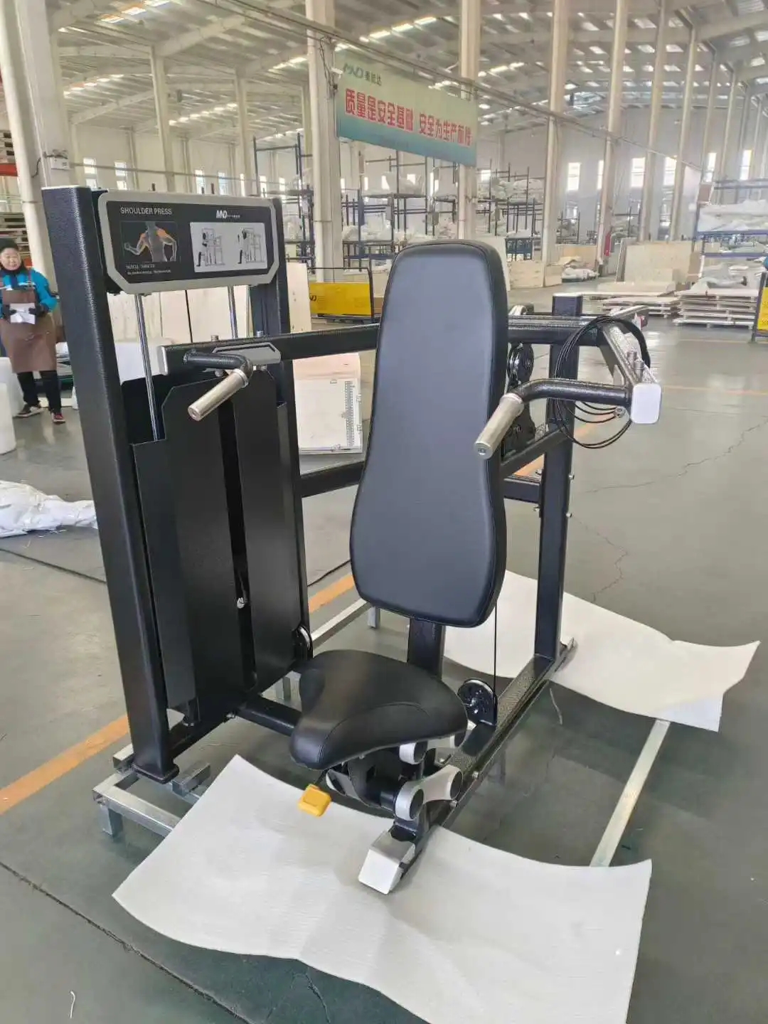 New Tread Pin Loaded Machine Gym Equipment Machine Free Custom Shoulder Press  Strength Training Machine for Gym