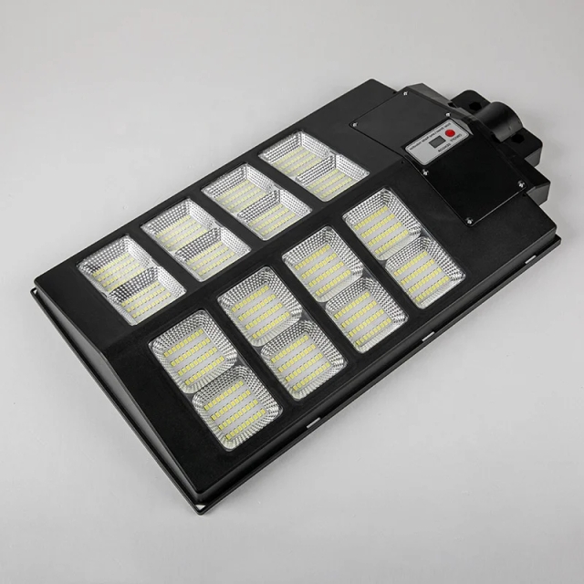 High Power Waterproof Integrated Street Lamp Head LED Solar Outdoor Garden Light with Security Induction for Rural Areas