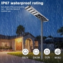 Outdoor IP65 IP66 IP67 Waterproof Solar Lamp 30W-150W Led Solar Street Light 6000K Daylight Aluminum