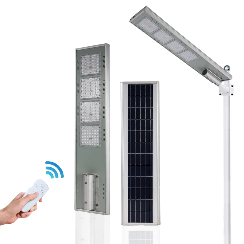 High-End IP65 Waterproof Solar Powered LED Street Lamp for Outdoor Night Lighting