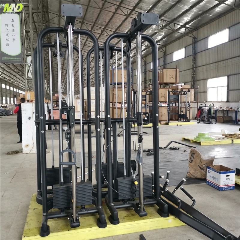 健身房双缆交叉健身器材双可调滑轮 MND FITNESS 缆绳机滑轮