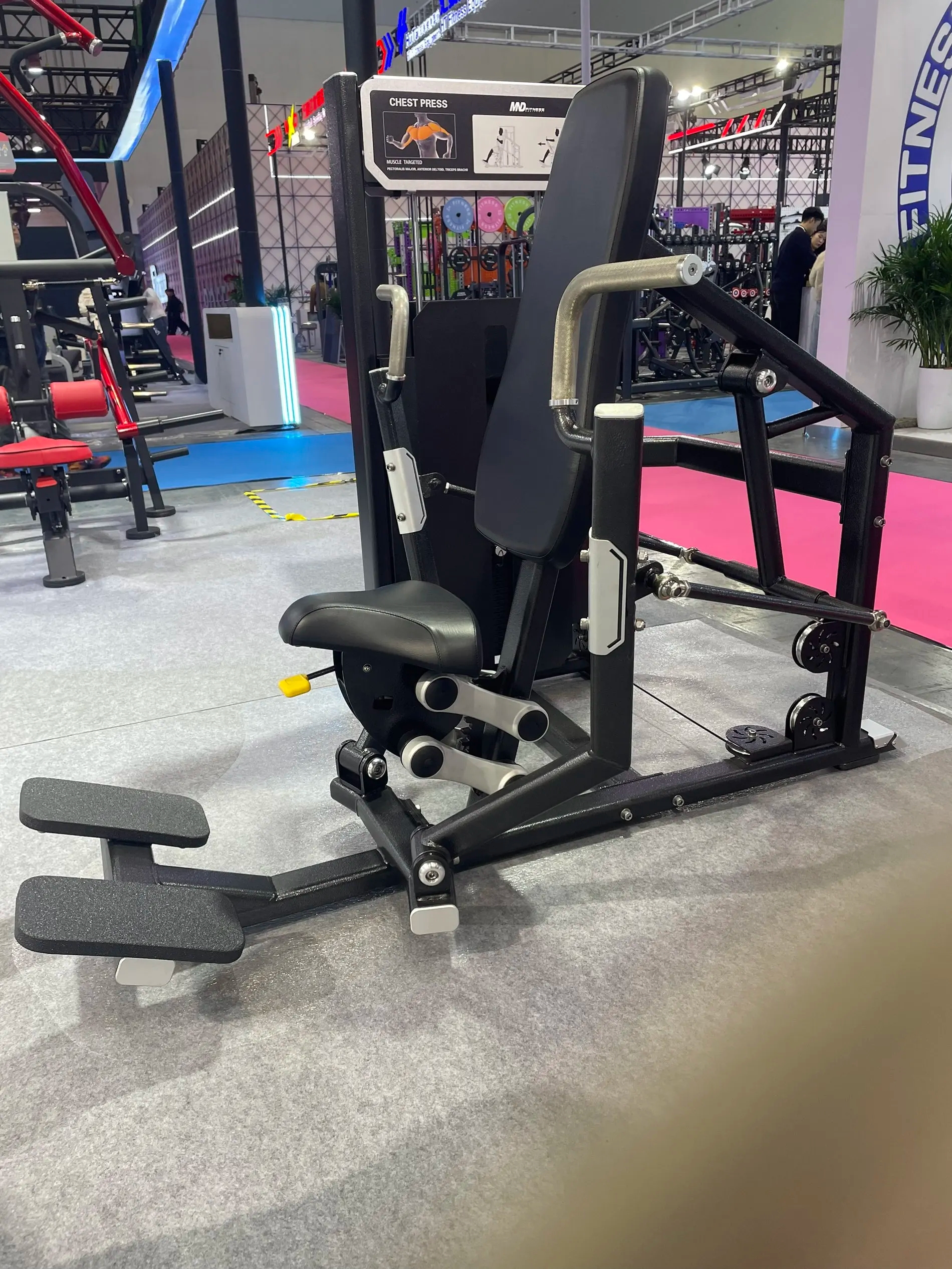 新しいトレンドのジムフィットネス機器ピンロード筋力トレーニングフリーロードマシンシーテッドチェストプレス販売用