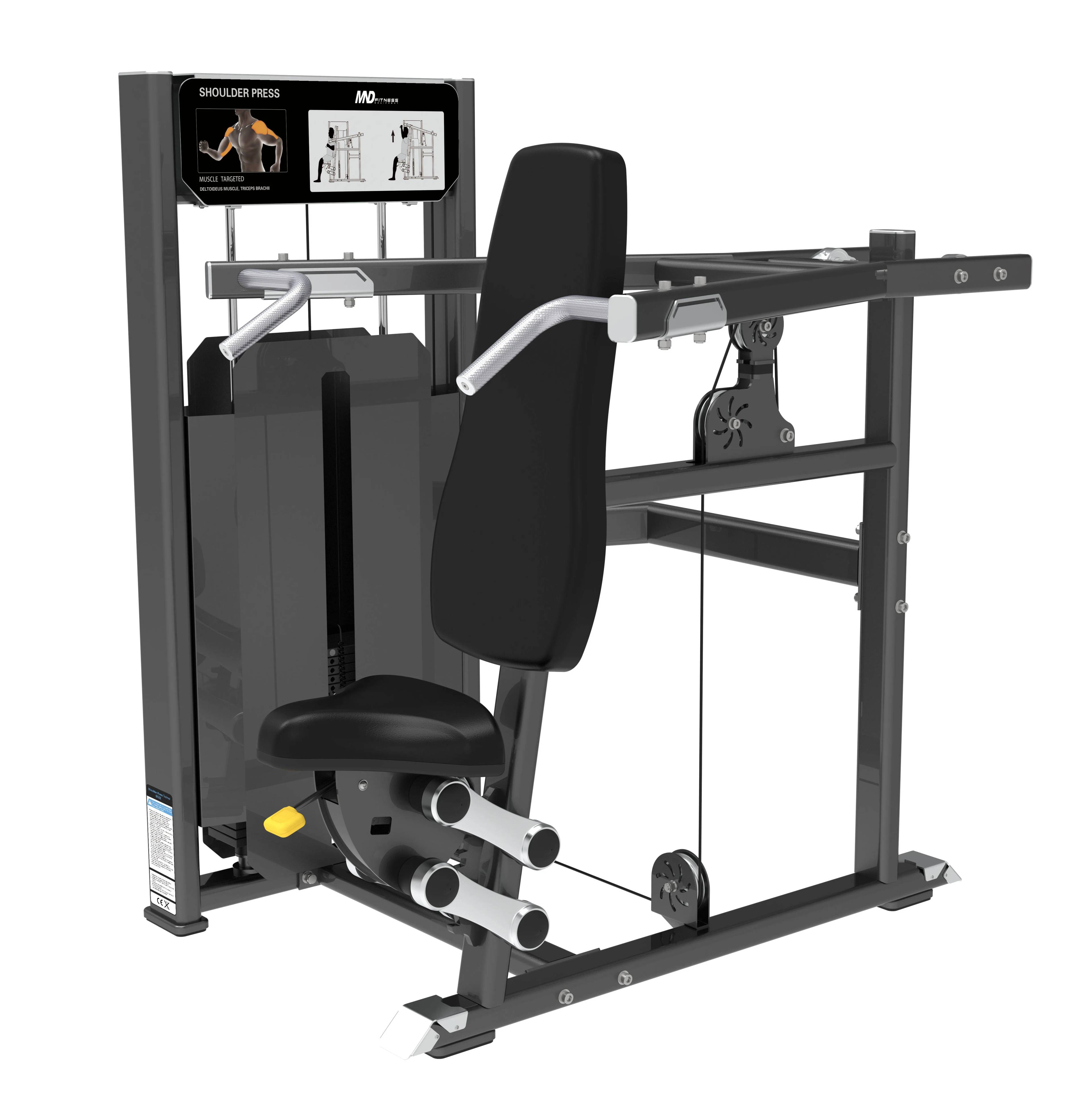 2026 New Arrival Commercial Strength Fitness Equipment Classic Model Seated Shoulder Press