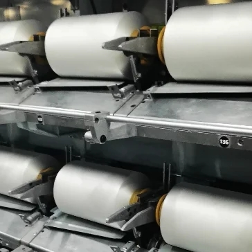 Factory Supply Virgin Raw White Core Spun Polyester Spandex PBT Nylon Fiber 55D/24F 75D/24F Solid Filament Yarn Filling Spinning