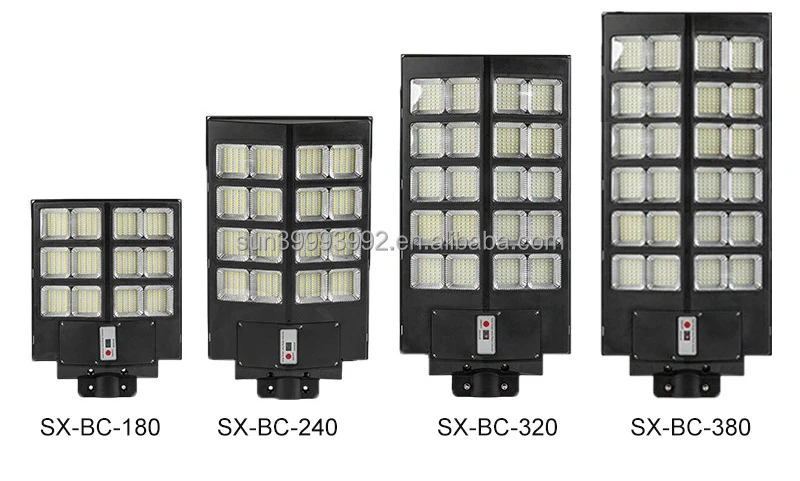 High Power Waterproof Integrated Street Lamp Head LED Solar Outdoor Garden Light with Security Induction for Rural Areas