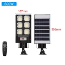 LED Solar Street Light Source Factory Integrated IP65 Remote Control Outdoor Flood Light Courtyard Wholesale