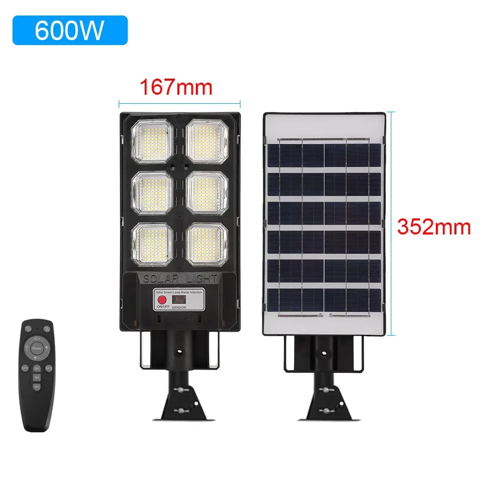 LED Solar Street Light Source Factory Integrated IP65 Remote Control Outdoor Flood Light Courtyard Wholesale