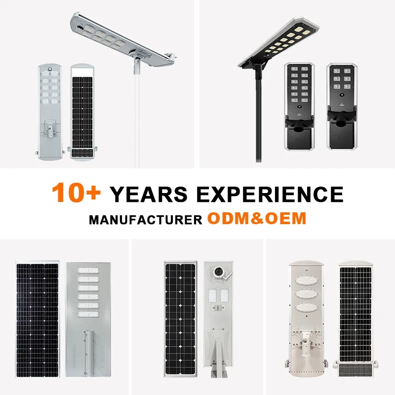Aluminum Ip66 2000 Watt Ip65 High Lumens Remote Control 1000 Watt Light Lamp Outdoor Split All in One Solar Street Light