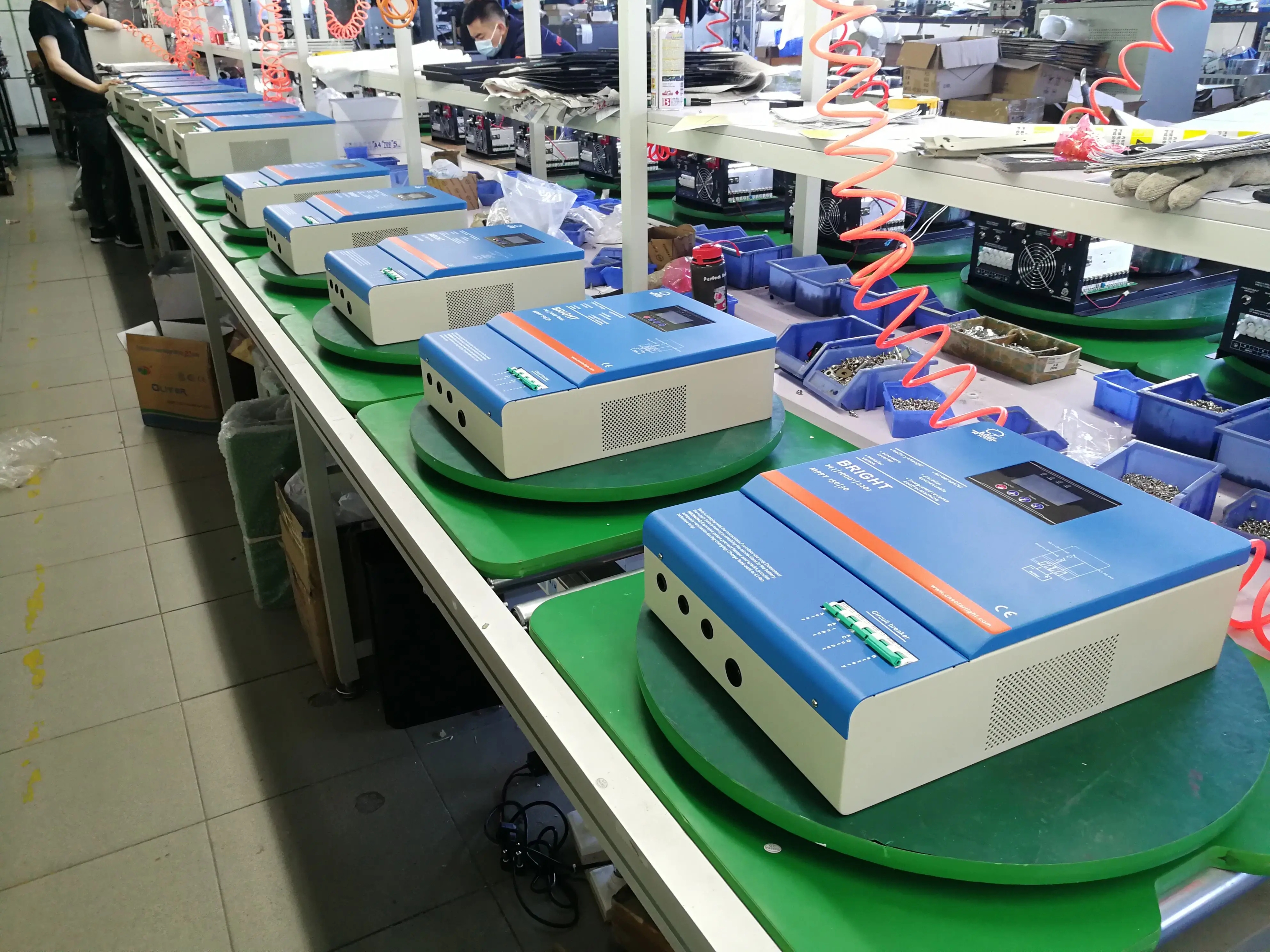 BR Solar High Quality Home Use 1KW-8KW Low Frequency LCD Single Output Pure Sine Wave Solar Power System 48V DC 400V AC Inverter