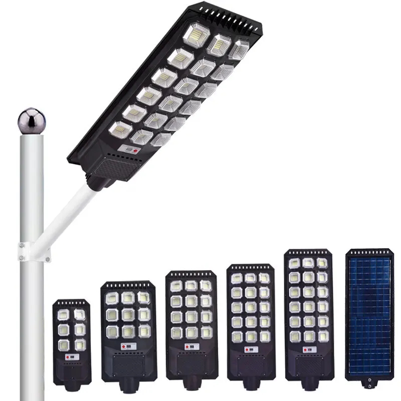 LED Solar Street Light Source Factory Integrated IP65 Remote Control Outdoor Flood Light Courtyard Wholesale