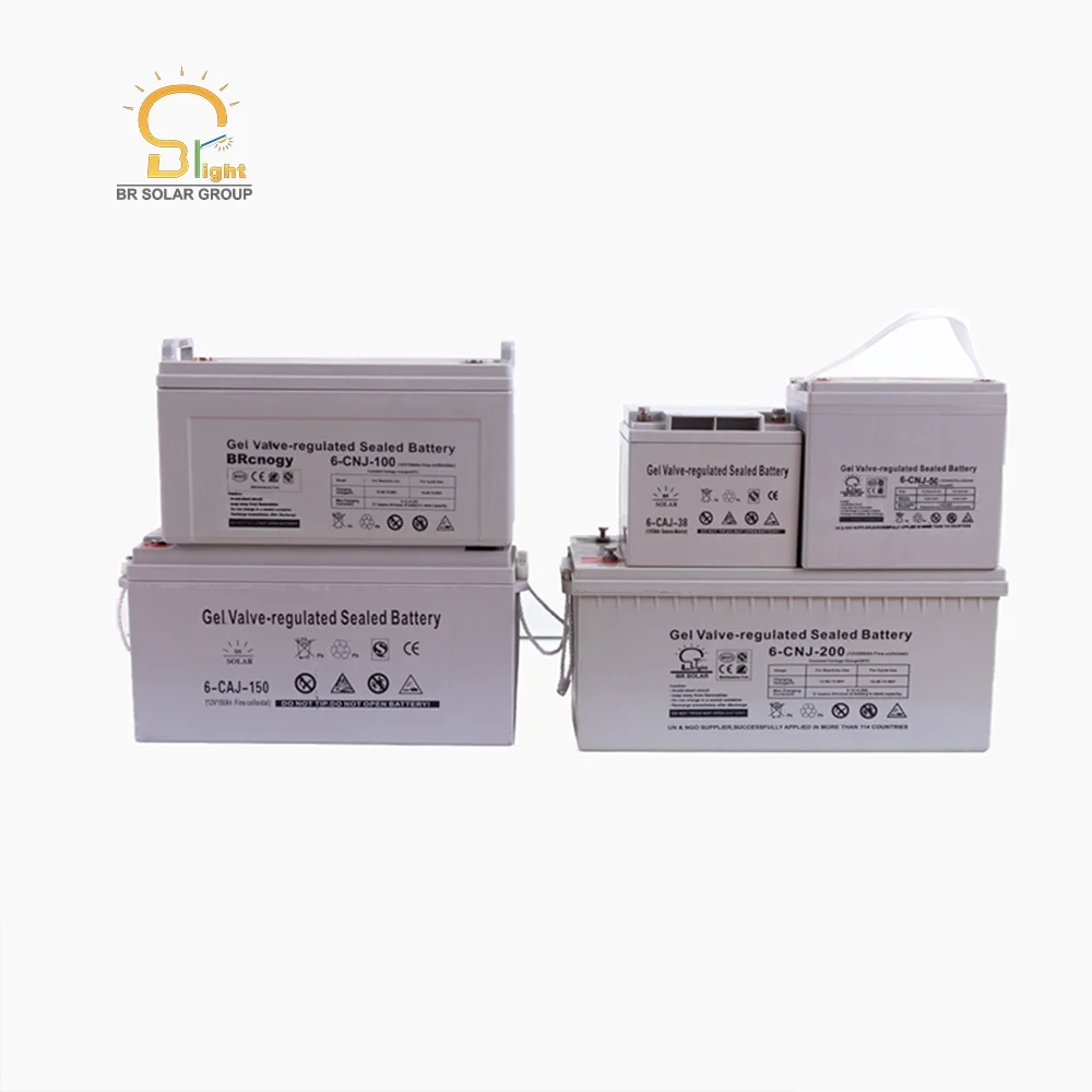 Deep-Cycle Sealed Lead Acid Solar Batteries 12V 250Ah Energy Storage Gel Battery Maintenance-Free for Home Use
