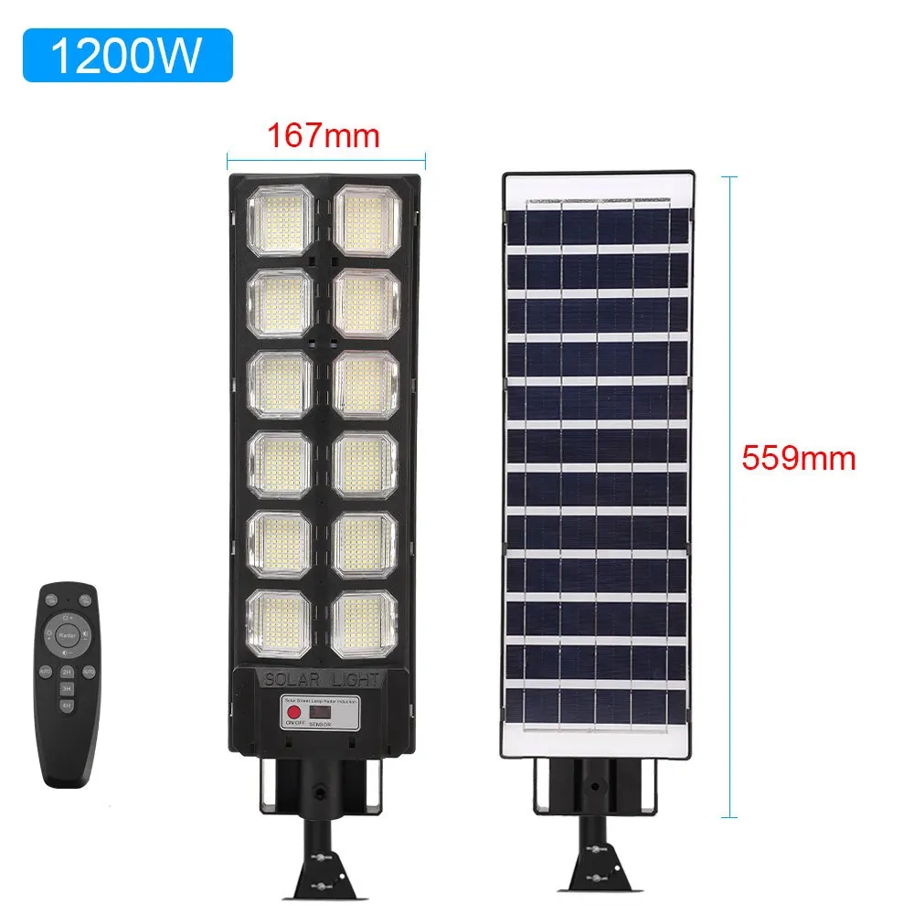 LED Solar Street Light Source Factory Integrated IP65 Remote Control Outdoor Flood Light Courtyard Wholesale
