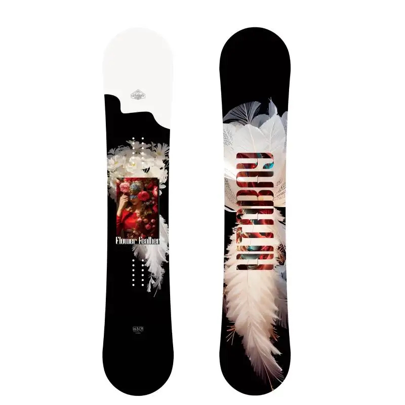 2026 New Arrival Manufacture Custom Ski Board Multi-color Freestyle Carbon Fiber Snowboard Winter Sport